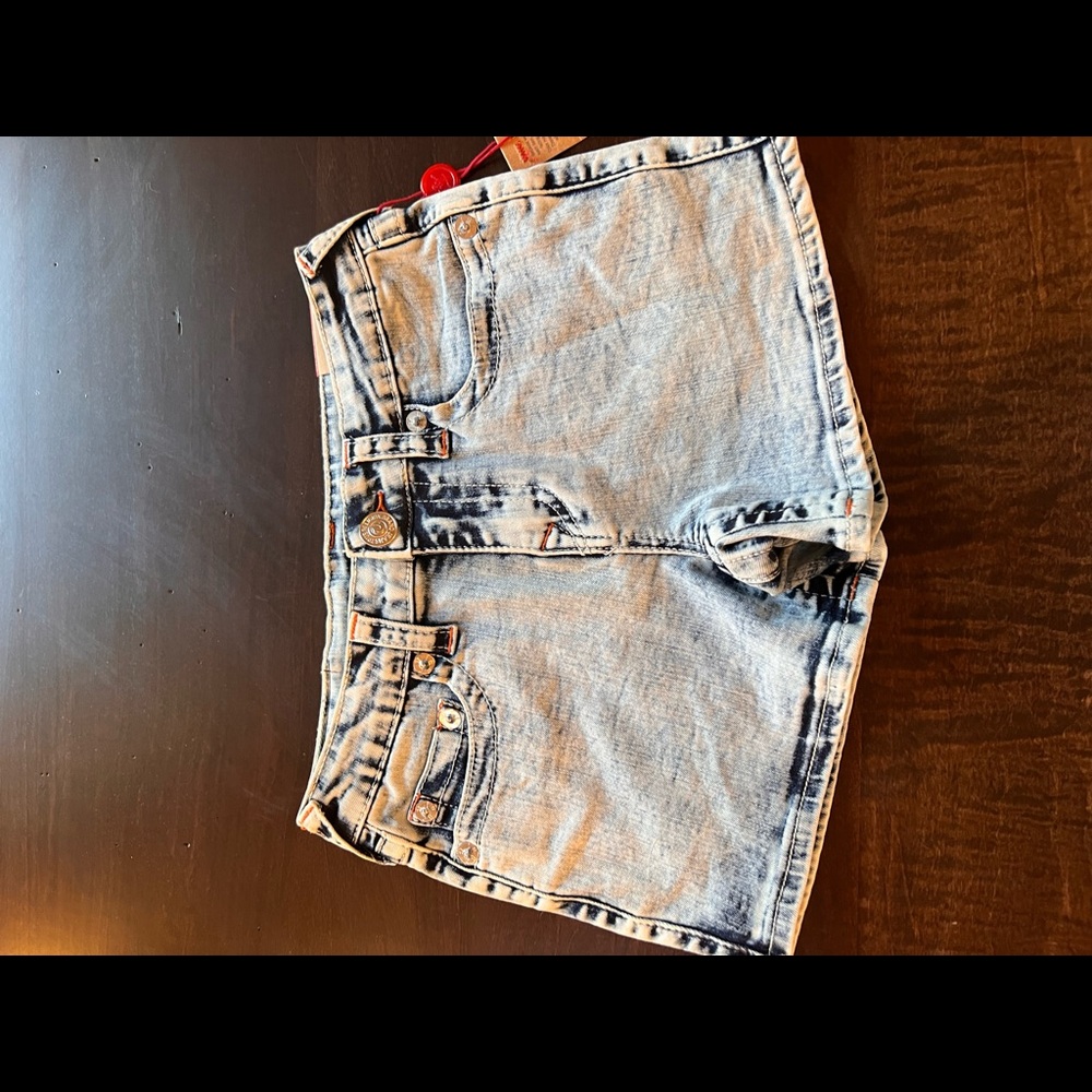True religion new with tags denim shorts girls size 10